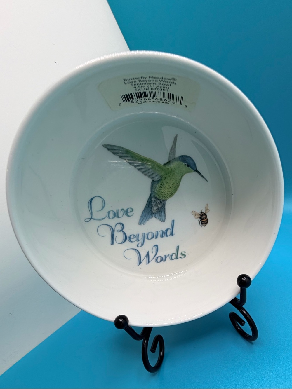 🔹New Lenox Butterfly Meadow "Love Beyond Words" Sentiment Bowl